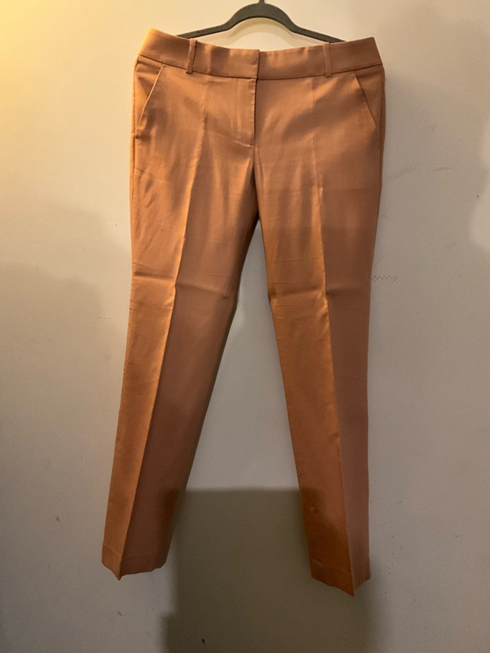 LOFT Slim Fit Skinny Pants in Rust/Tan